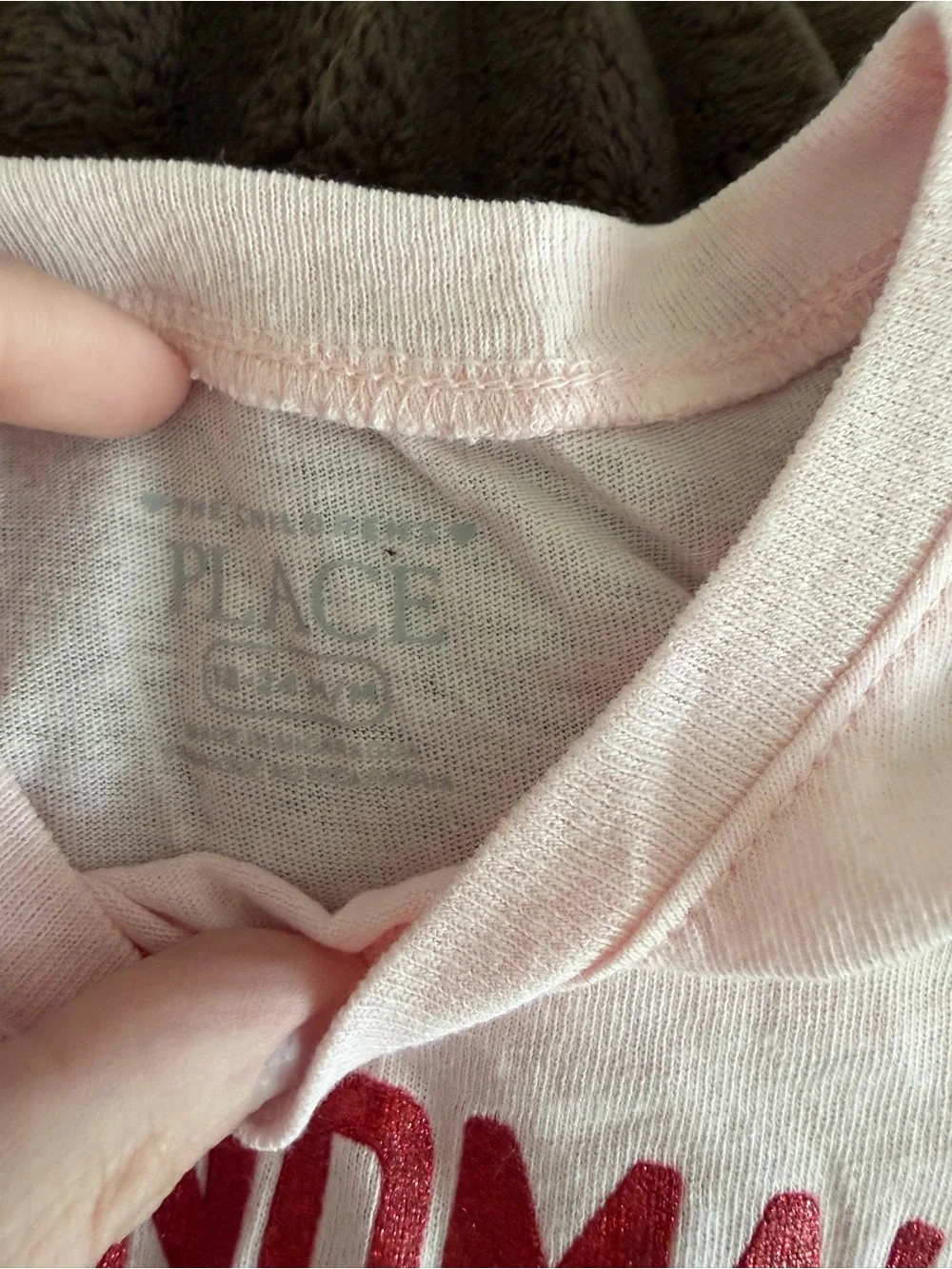 Pink 'Grandma's Girl' Long Sleeve Tee